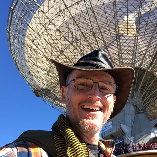 The 62m dish at Parkes Radio Observatory